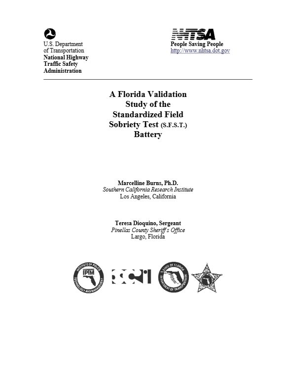 1997 Florida Validation Study &ndash; first page